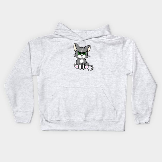 MEH Cat Kids Hoodie by Aeriskate